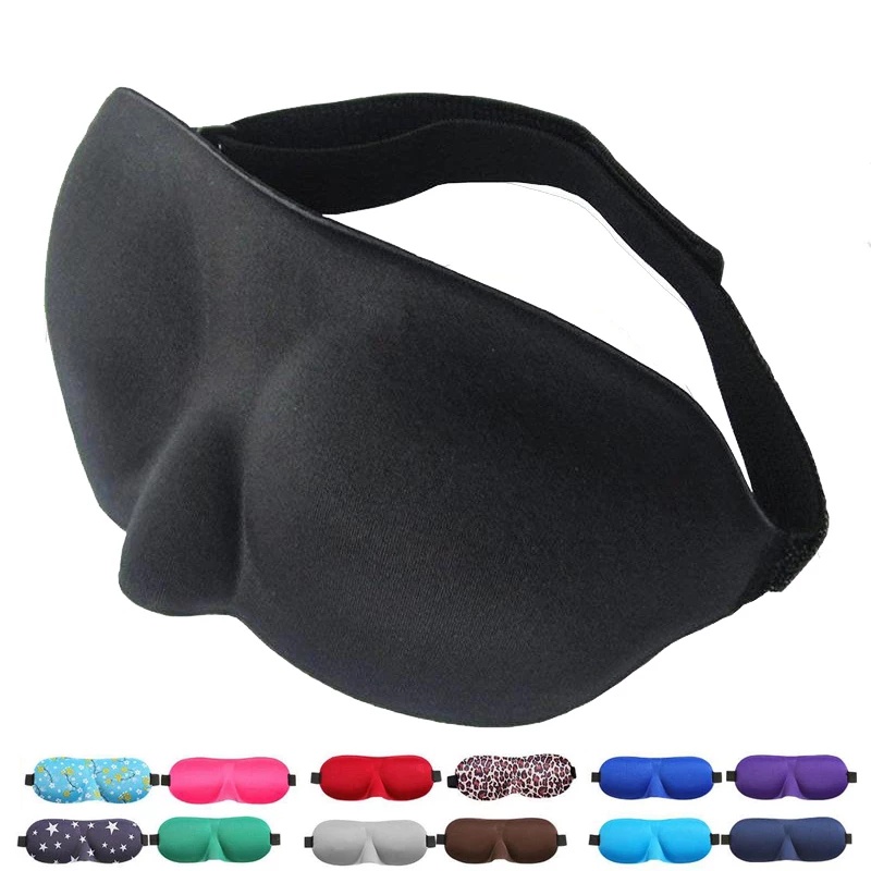 3D Sleep Mask Natural Sleeping Eye Mask Eyeshade Cover Shade Eye Patch Women Men Soft Portable Blindfold Travel