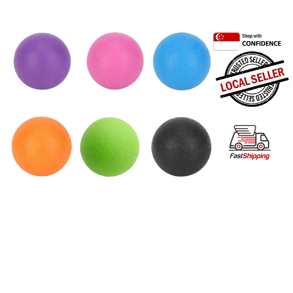 Massage Ball | Lacrosse Ball | Hard Massage Therapy Ball | Muscle Relief Mobility Ball for Physical Therapy | Myofascial