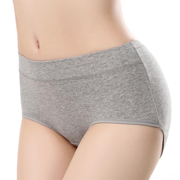 ?? Seamless Cotton Panties - Classic Mid Rise Brief Underwear for Women - [MIN 5 PCs]
