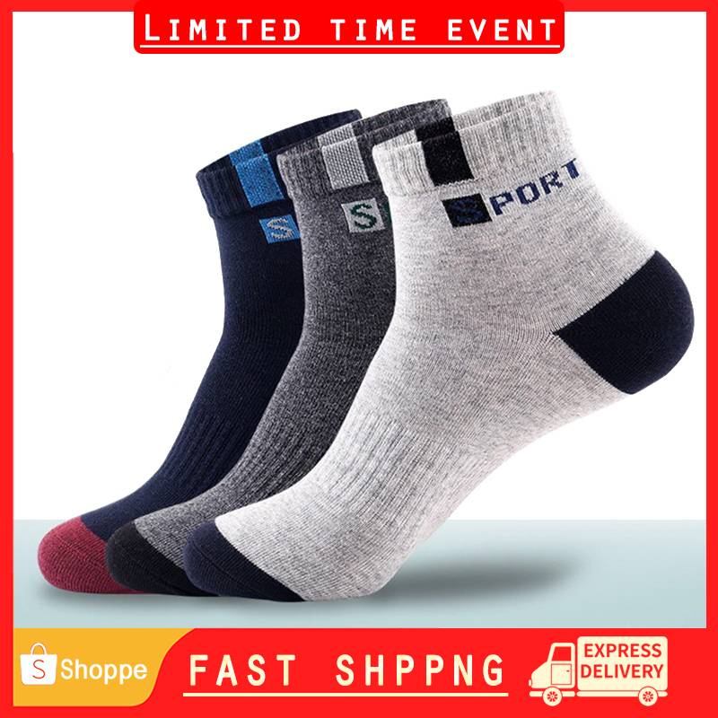 Fashion running socks/sports socks basketball comfortable casual socks runners ankle/boat thick socks men/hygroscopic thickening