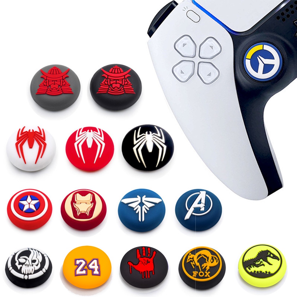 VGTIME Thumb Stick Grip Caps 1PC For Sony Playstation 5 PS5 PS4 PS3 PS2 XBOX ONE Controller Joystick Soft Silicone Thumbstick