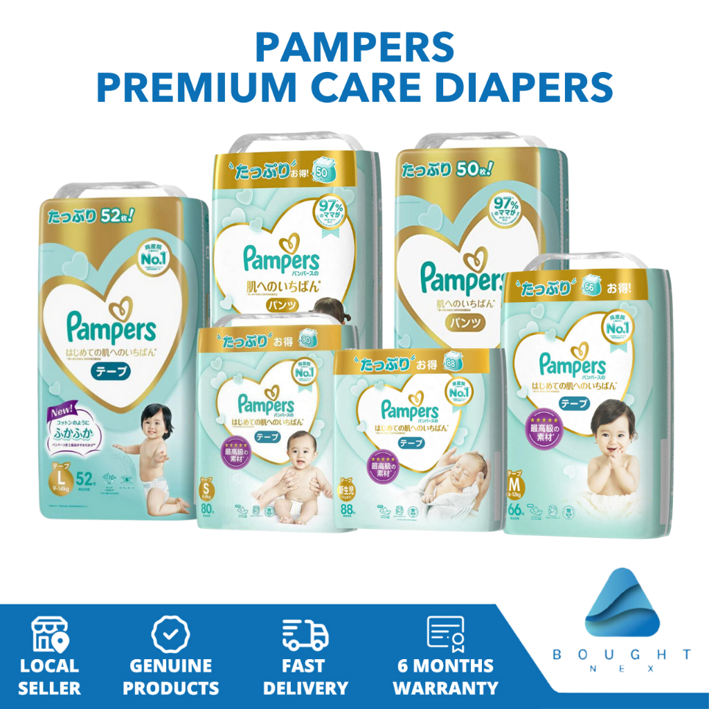 Pampers Premium Care Tapes &amp; Pants Diapers