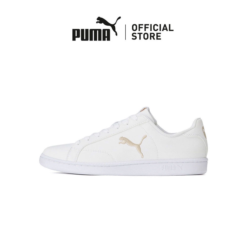 [NEW] PUMA Smash Cat Men's Leather Shoes (White)