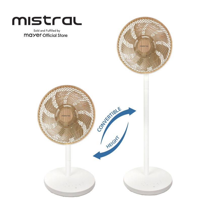 Mistral Greenleaf by Mistral 12” DC High Velocity Stand Fan MHV1412R-G