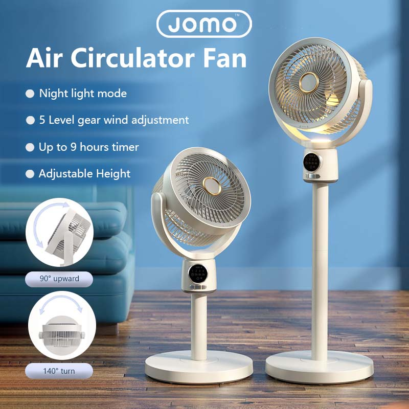 ✅SG Ready Stocks✅Cordless Air Circulation Fan Air Circulator Home Standing Fan Floor Fan Adjustable Height USB Charging