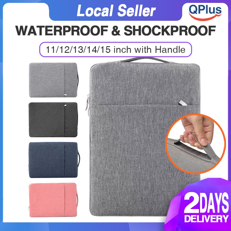 [SG] Universal Laptop Sleeve with Waterproof and Shockproof Function for Notebook Macbook 11/12/13/14/15 inch Laptop Bag