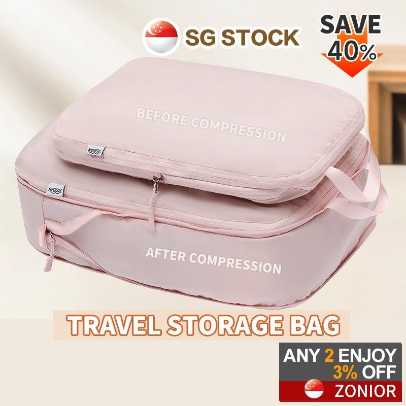 ?SG stock?Travel storage bag/Travel compression bag/Compression packing cube/Packing Cube