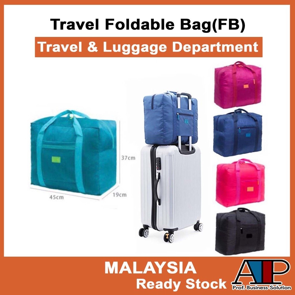 Travel✈️ ATP Travel Foldable Bag Waterproof Luggage Bag Organizer Reusable Durable Light Weight Large Size Beg