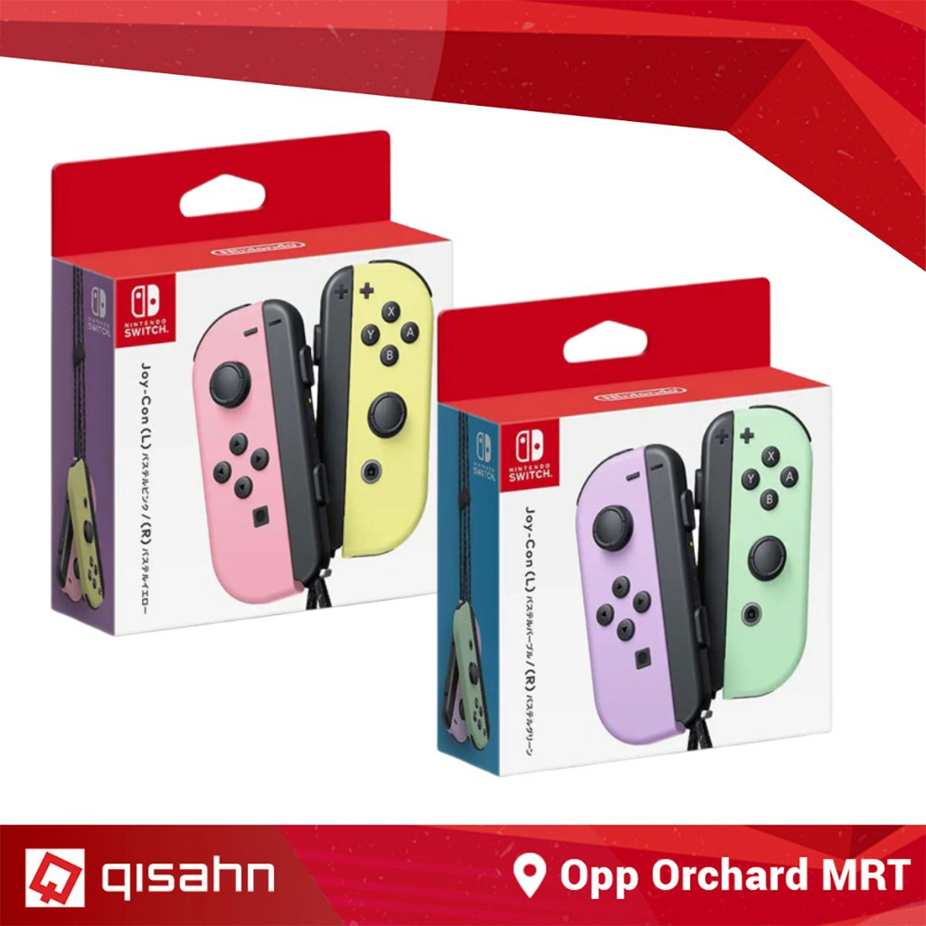 [Official Singapore] Joy-Con Joycon Nintendo Switch Controller Pastel Pink/Yellow Purple/Green