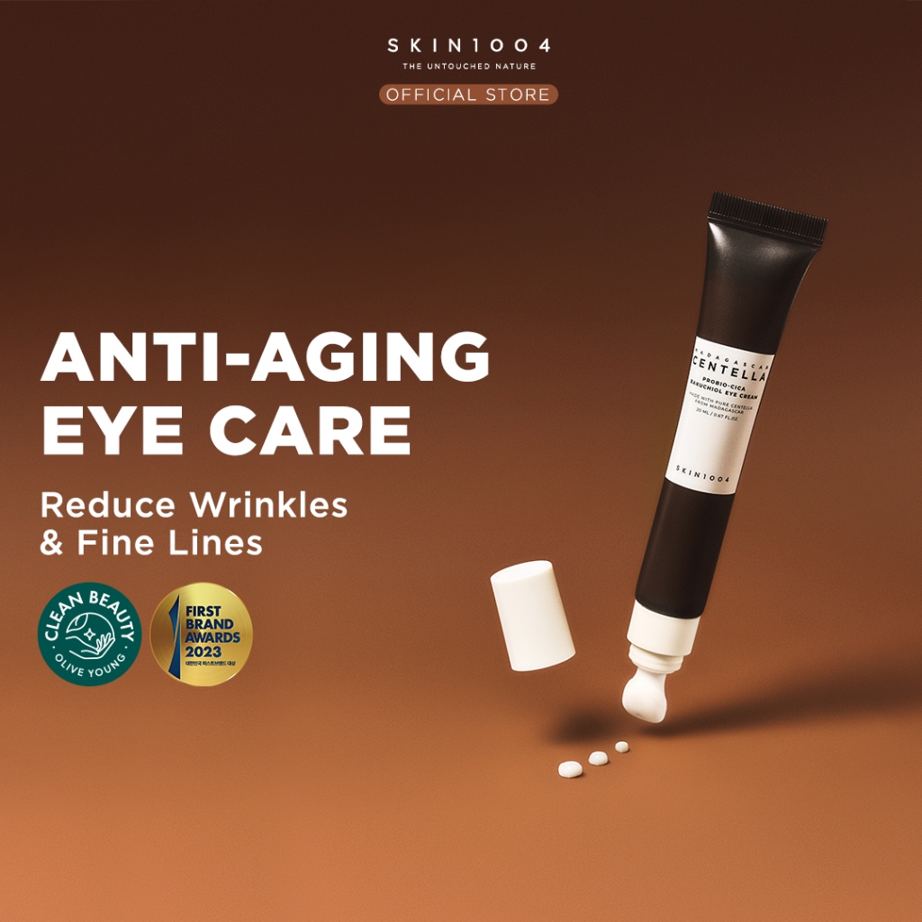 SKIN1004 Madagascar Centella Probio-Cica Bakuchiol Eye Cream 20ml (Cruelty-Free)