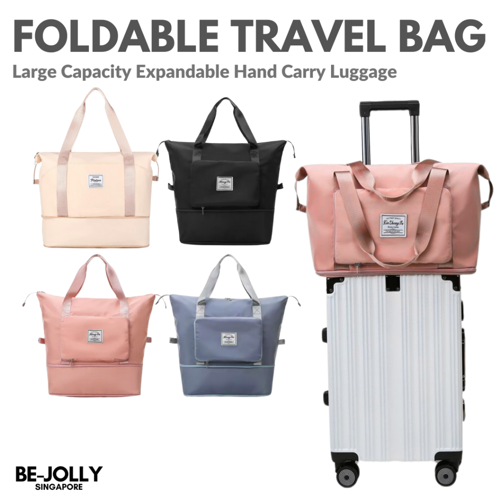 Foldable Expandable Travel Bag/ Large Capacity Multi Function Hand Carry Luggage
