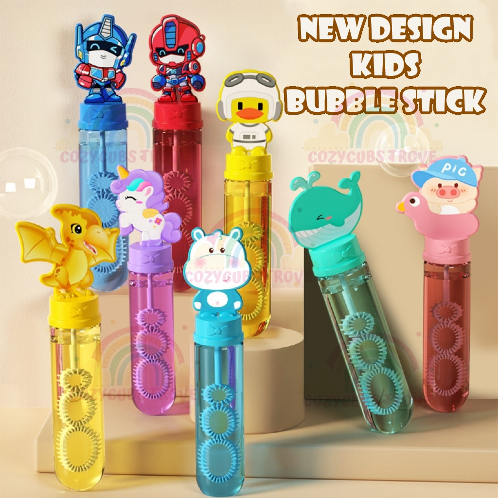 【SG】New Design Cute Bubble Stick Bubble Wand Toy Goodie Bag Gifts Kid Birthday Gift Party Gift Children's Day